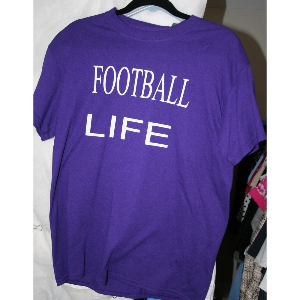 Gildan DryBlend Purple Short Sleeve T-Shirt Women Medium NWT Moisture Wicking